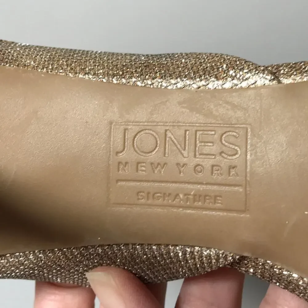 Jones New York Signature Glitter Pointed Toe Stiletto 3 3/4